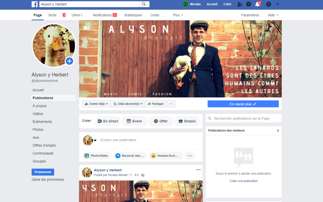 Alyson est sur Facebook…